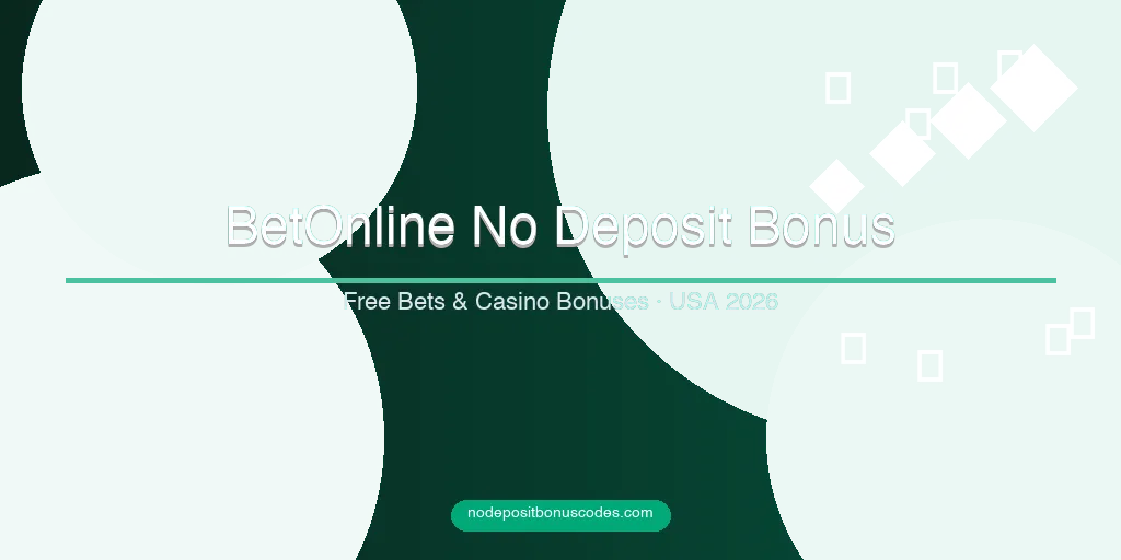 BetOnline No Deposit Bonus Codes – Free Bets & Casino Bonuses 2026